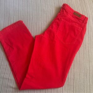 Lands' End Red Straight Leg Jeans